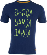 Nike Mens Football Club Barcelona Covert T Shirt Color Royal Blue Size S - £34.79 GBP