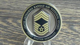ANG Kansas Air National Guard 184th Wing CMS Challenge Coin #58W - £14.85 GBP