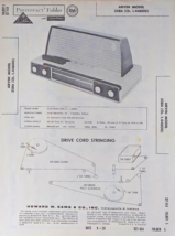 Arvin 3586 Tuner Amp Radio Original Vintage Service Manual Schematics Ph... - $37.61