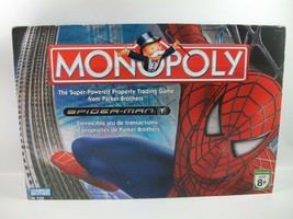 Spiderrman Monopoly Board Game - Playable - Nearly complete - Missing 1 ... - $15.19