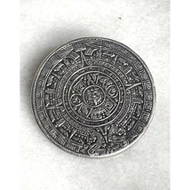 VINTAGE TAXCO 925 STERLING SILVER MAYA CALENDAR  BROOCH SKY - $38.61