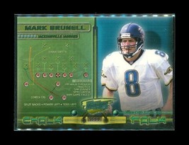 1999 Pacific Revolution Chalk Talk Laser Football Card #12 Mark Brunell Jaguars - £3.86 GBP