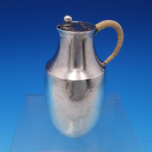 Chinese Sterling Silver Cream Pitcher Hand Hammered 4 1/2&quot; x 2 3/4&quot; (#7602) - £302.19 GBP