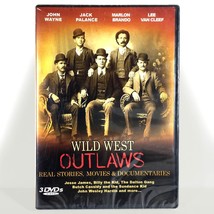 Wild West Outlaws (3-Disc DVD, 1935-1976) Brand New !  John Wayne  Marlon Brando - £7.41 GBP