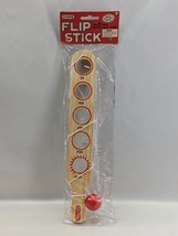Paddle Ball Pickleball Paddles Flip Stick Retro 5 Hole Vintage Toy Game Play C2 - $6.99