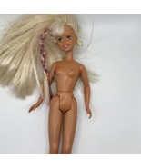 Vintage 1996 Splash N Color Skipper Barbie MATTEL  Blonde Glitter Hair Nude - $11.88