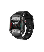 Anyco Smartwatch Black With 1Pc Free Silica Gel Band Waterproof GPS Blue... - $119.12 CAD