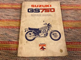 VTG  Suzuki Motorcycle GS750 Service Manual Genuine - $12.82