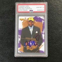 2005-06 Upper Deck Slam #99 Andrew Bynum Signed Card AUTO 10 PSA Slabbed Lakers - £39.04 GBP