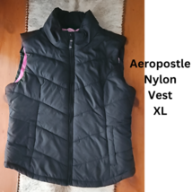 Aeropostle Ladies Vest Black with Pink Interior Size XL USED - £7.98 GBP