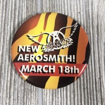 Aerosmith Walmart Promotional 3&quot; Round Pin Pinback Vintage Rare - £3.08 GBP