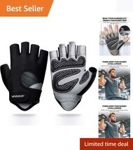 Ergonomic Lightweight Workout Gloves for Men &amp; Women - Optimal Grip &amp; Co... - $13.81