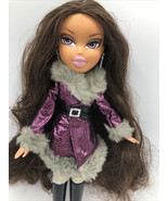 Bratz Yasmin Doll Set 2008 Wintertime Sparklin&#39; Snowboard Longer Hair Ne... - $49.99