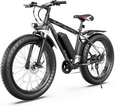 $756.99 Gocio 26&quot; 4.0 Fat Tire Electric Bike for Adults, 500W Adults E Bike, 48V - £904.11 GBP