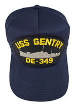 USS GENTRY DD-349 SHIP HAT - NAVY BLUE - Veteran Owned Business - $22.99