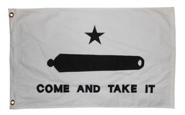 3x5 Texas Gonzales Gonzalez Come and Take It Cannon Flag Banner grommets 100D - £15.73 GBP