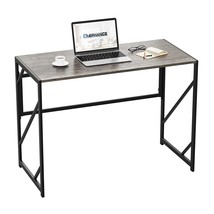 Folding Desk Writing Computer Desk For Home Office, No-Assembly Study Office Des - £103.03 GBP