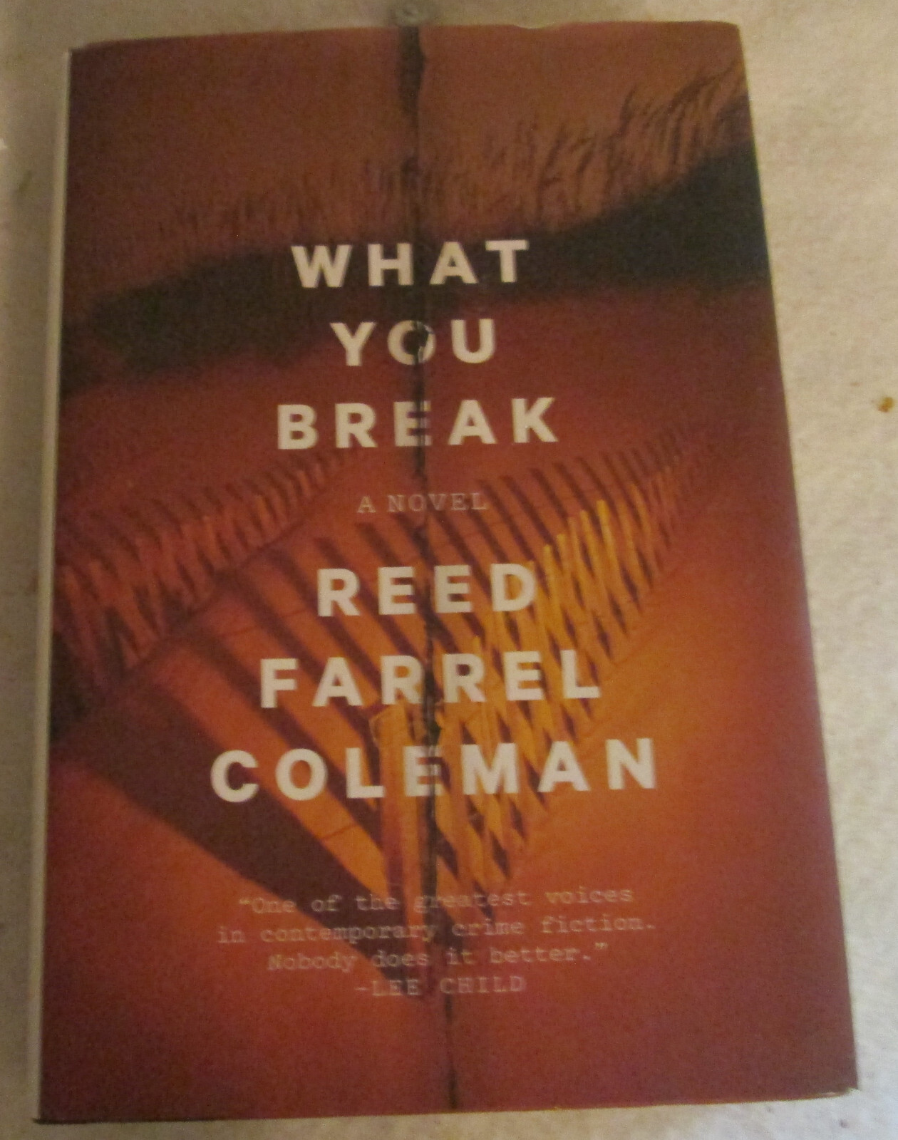What You Break A Gus Murphy Novel hardcover &amp; Dust Jacket   Reed Farrel ... - £5.16 GBP