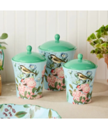Flora Canister Set 3 Pc.- Birds and Butterflys - $216.48 CAD