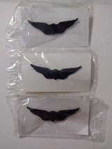 ARMY AVIATION WING INSIGNIA SUBDUED MATERIAL METAL IN GI PACK SET OF 3 D... - $9.89