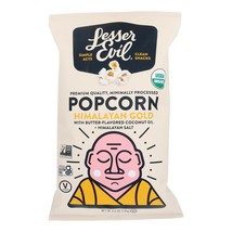 Lesser Evil - Popcorn Himlyn Gold - Case Of 12-4.6 Oz - £57.34 GBP