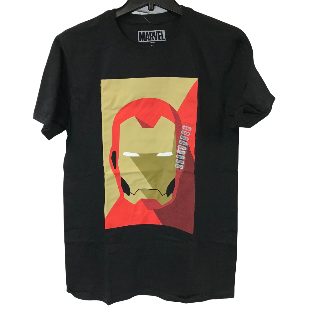 Primary image for Iron Man Stylized Helmet Graphic T-Shirt (Size Small)