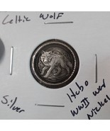 HOBO Celtic Wolf Viking Fenrir Made From A REAL Silver WWII War Nickel S... - €12,91 EUR