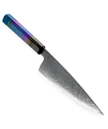 Damascus Kitchen Knife 8 Inch Butcher Cooking Tool  - £52.99 GBP