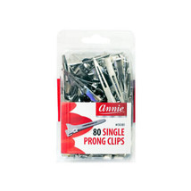 Annie 80ct Single Prong Clips, 1 pk - $5.99