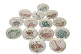 15 1950&#39;s-1960&#39;s Restaurant China Coasters Astrup Company Walker China 4&quot; - $272.25