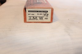 HO Scale IMW, Horizontal Oil Storage Tank Craftsman Kit, #606 Vintage Open Box - £31.46 GBP