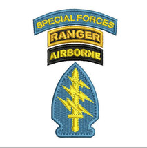 US Army Special Forces Command Airborne Ranger Green Berets Embroidered ... - £27.61 GBP+