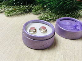 925 Sterling Silver Morganite Earrings - $29.19 925 Sterling Silver Morganite Earrings - $29.19