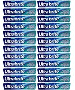 lot of 24 Ultra Brite Cool Mint Toothpaste with Baking Soda &amp; Peroxide 6oz. - £62.27 GBP