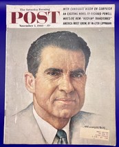 November 5, 1960 The Saturday Evening Post Norman Rockwells Nixon Cover Camel Ad - £8.63 GBP