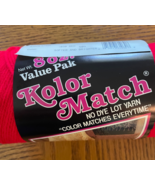Caron KOLOR MATCH Worsted Weight Acrylic Yarn color 1030 Red - 8oz 413 y... - $3.49 CAD