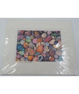 HOLLY KITAURA FINE ART PRINT SEASHELL COLLAGE 8X10 MATTED 8X5.5 SIGNED P... - £15.65 GBP