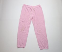 Vtg 70s 80s Streetwear Womens Large Distressed Gusseted Sweatpants Joggers USA - £30.59 GBP