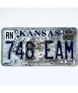  United States Kansas Reno County Passenger License Plate 748 EAM - £13.30 GBP