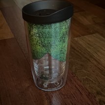 Tervis Tumbler Green Leaves Leaf Recycled 16 Oz Brown Lid - $12.86