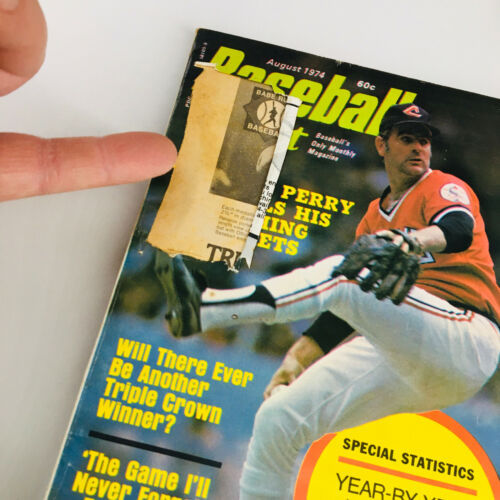 VTG Baseball Digest Magazine August 1974 Gaylord Perry by Carl Skalak Item image 2