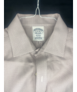 Brooks Brothers Shirt 15 - 34 Purple White Regent Non Iron Dress Button Up - $462.38 MXN