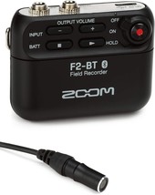 Zoom F2-Bt Lavalier Recorder With Battery Powered And Included, Records To Sd. - £207.81 GBP