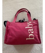 Kate Spade NY Pink And Navy Canvas Diaper Bag With Changing Pad - $827.93 MXN