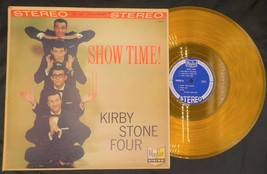 Kirby Stone Four &quot;Show Time&quot; Orange / Yellow Vinyl Stereo LP BX1 - £20.86 GBP