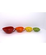 Nesting Ceramic Measuring Cups with Pour Spouts Set of 4 - $290.38 MXN