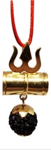 Trishul 5 Mukhi Necklace Pendant Black Rudraksha Five Face Taweez Vial R... - £10.34 GBP