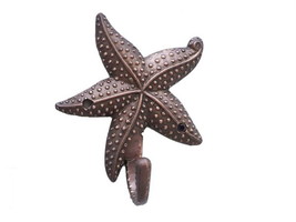 [Pack Of 2] Antique Copper Starfish Hook 5&quot;&quot; - £46.75 GBP