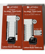 Lathem Weekly Tru-Align Time Cards, Single Sided for Use with Lathem 1600E - $33.94 CAD