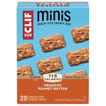 CLIF BAR Minis - Crunchy Peanut Butter - Made with Organic Oats - 5g Protein - N - £29.75 GBP